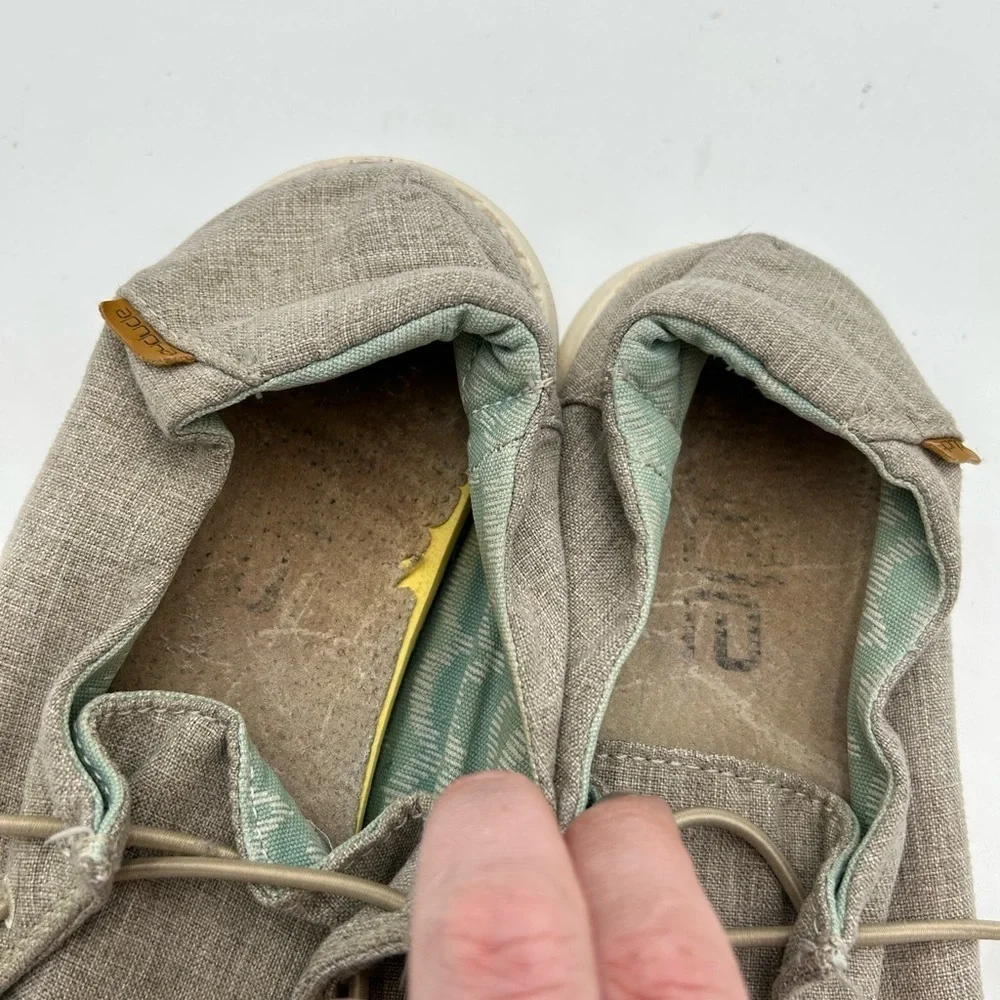Hey Dude Wendy Canvas Shoes Chambray Beige